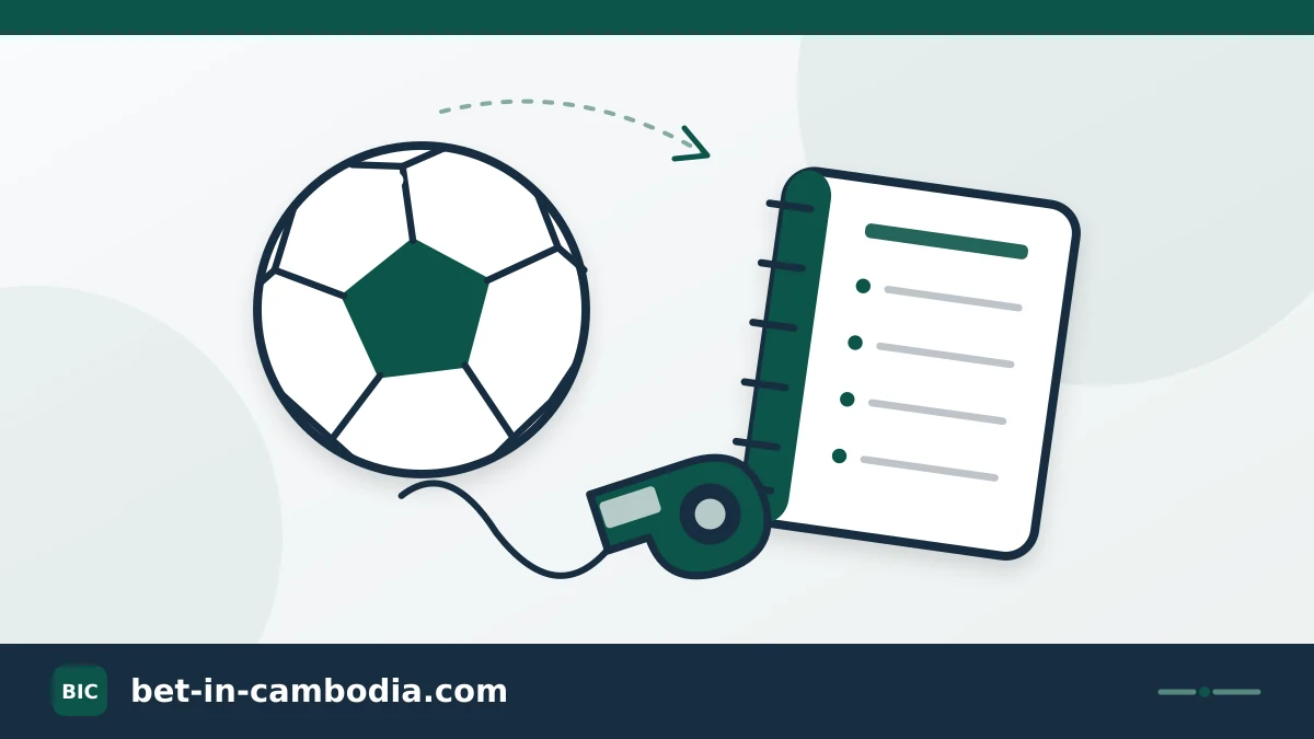 Ball, whistle and notebook for sports analysis