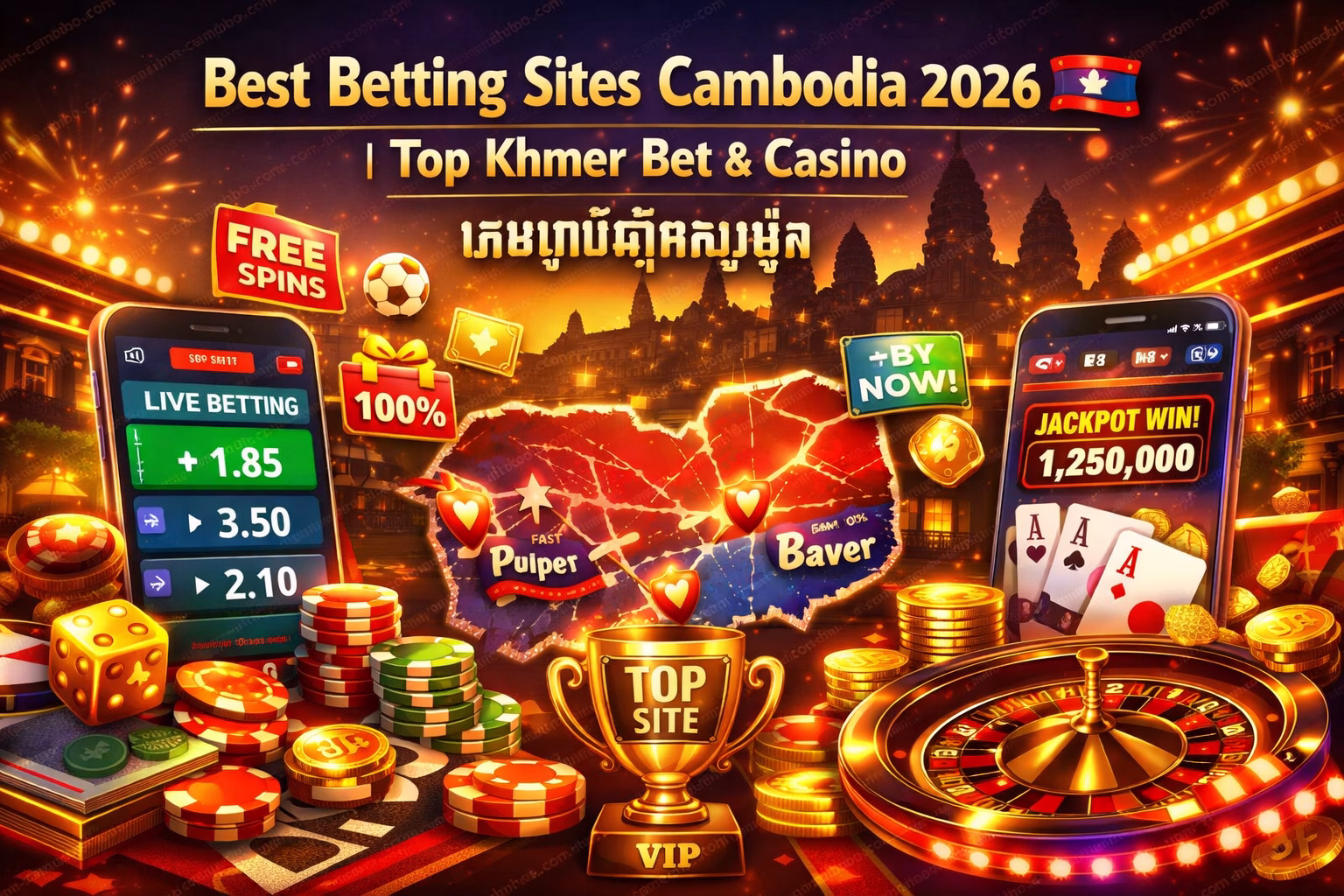 Best Betting Sites Cambodia 2026 KH Top Khmer Bet & Casino
