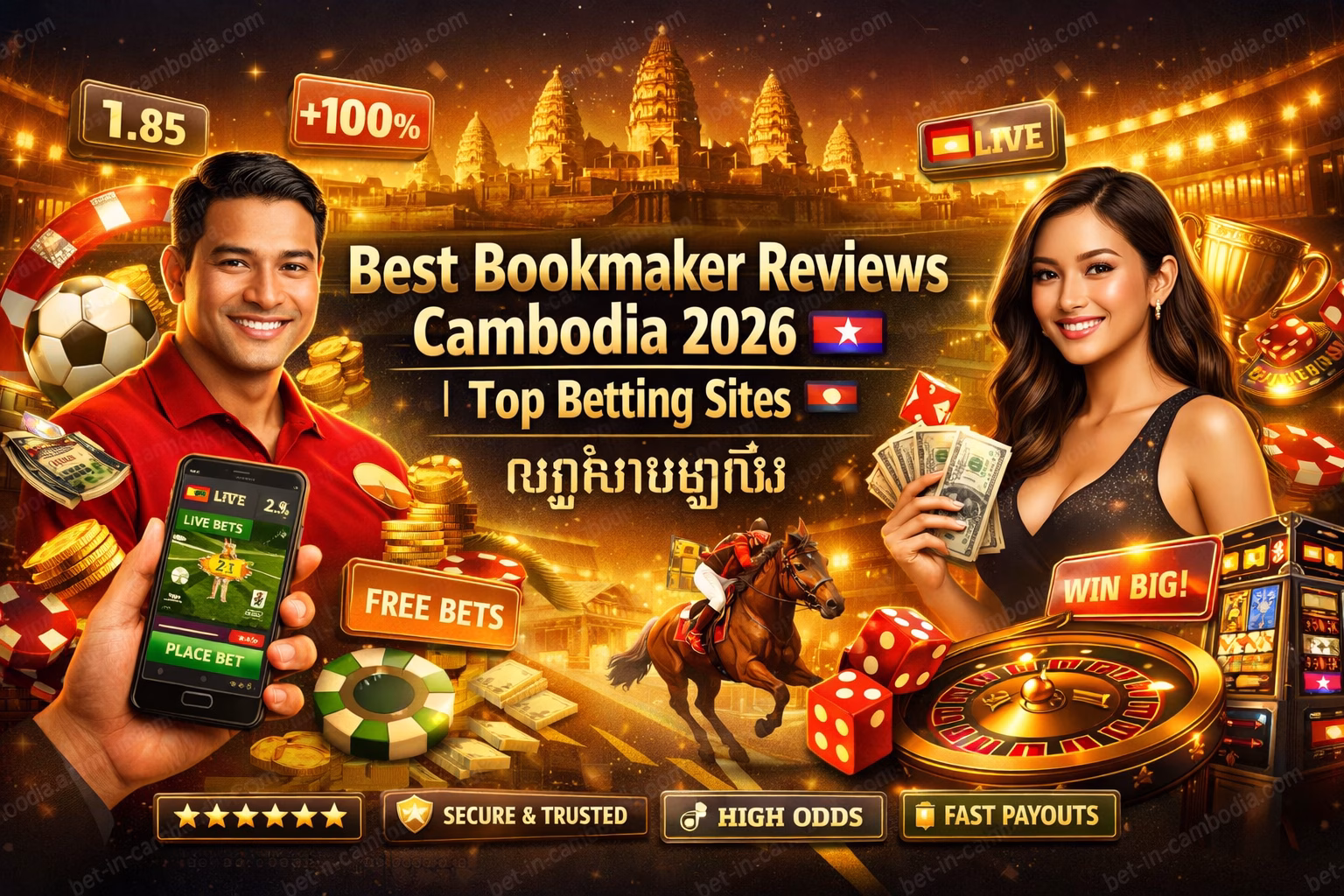 Best Bookmaker Reviews Cambodia 2026 Top Betting Sites 🇰🇭 វេបសាយភ្នាល់