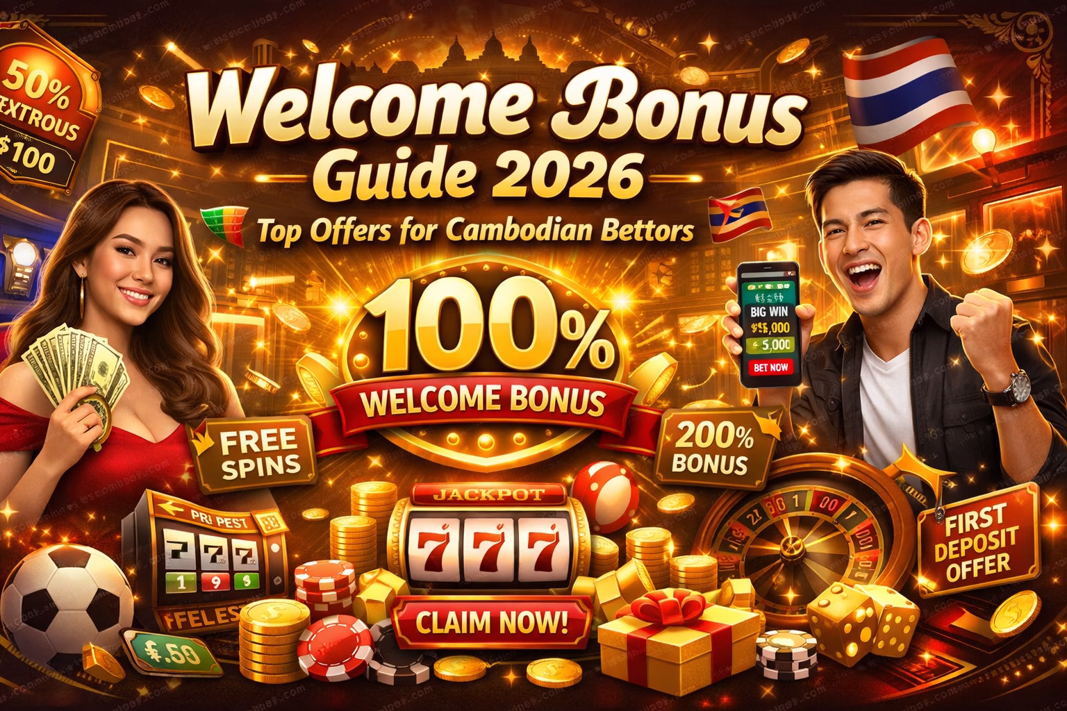 Welcome Bonus Guide 2026 Top Offers for Cambodian Bettors
